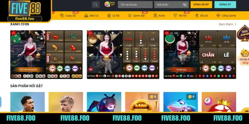 Sòng bài online tại FIV88 mang đến trải nghiệm giải trí hấp dẫn cho người chơi